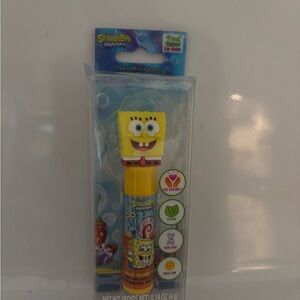 SpongeBob SquarePants bubblegum flavored Lip Balm. Vegan and non GMO.